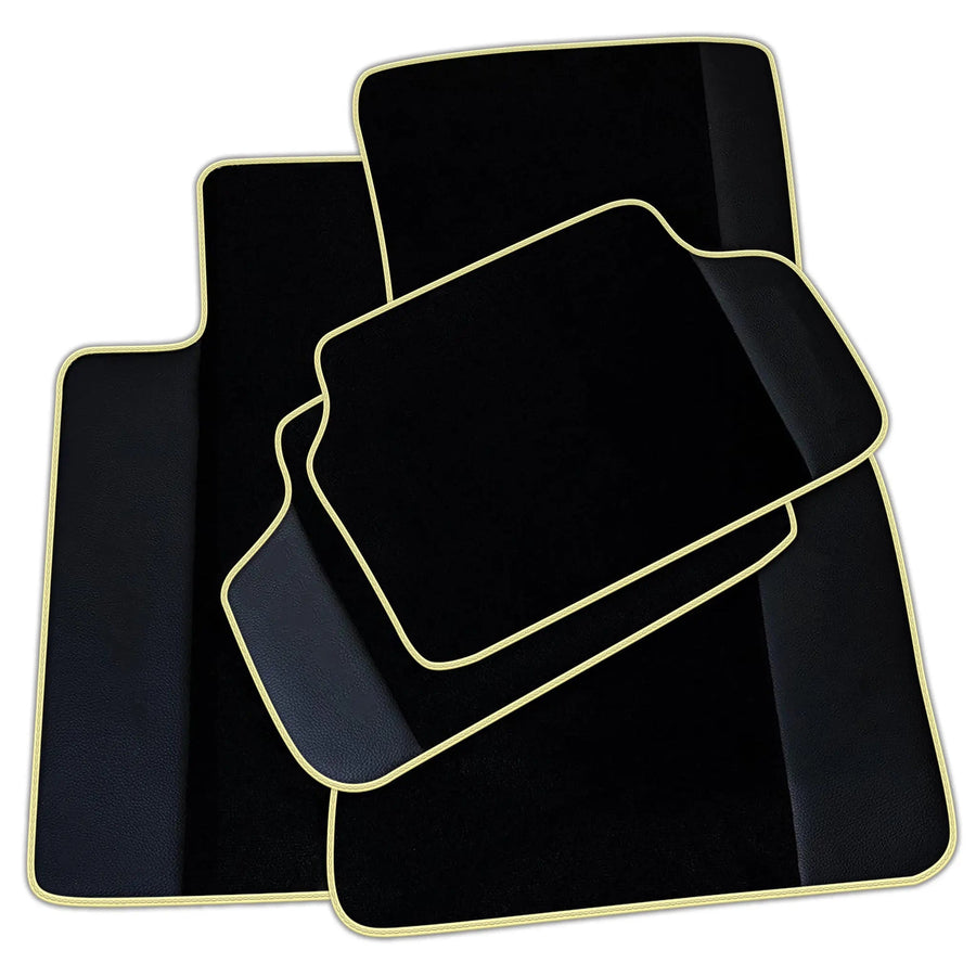 Customizable Black Mats For BMW Gran Tourer F46 (2015-2022) 5 Seats With Leather