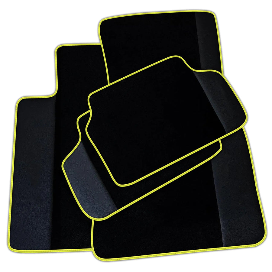 Customizable Black Mats For BMW Gran Tourer F46 (2015-2022) 5 Seats With Leather