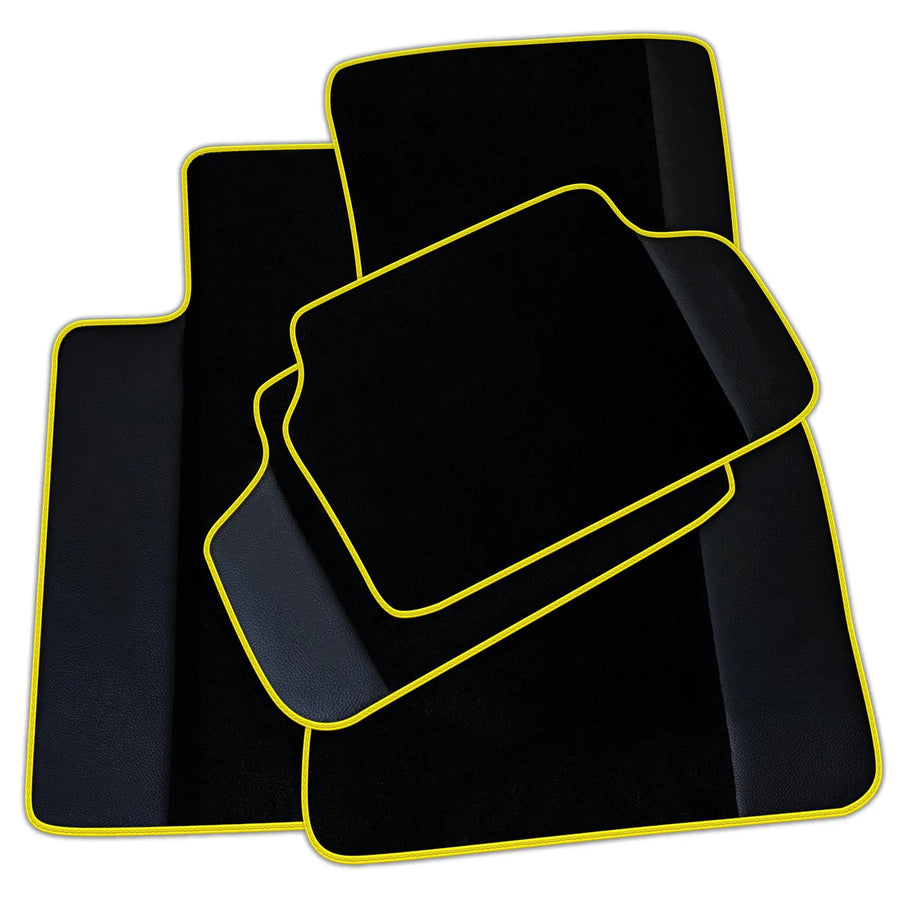 Customizable Black Mats For BMW Gran Tourer F46 (2015-2022) 5 Seats With Leather
