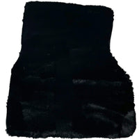 Black Sheepskin Floor Mats for BMW iX (2022-2024) - AutoWin