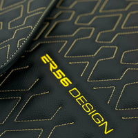 Black Leather Floor Mats for Rolls-Royce Dawn (2016-2023) ER56 Design - AutoWin