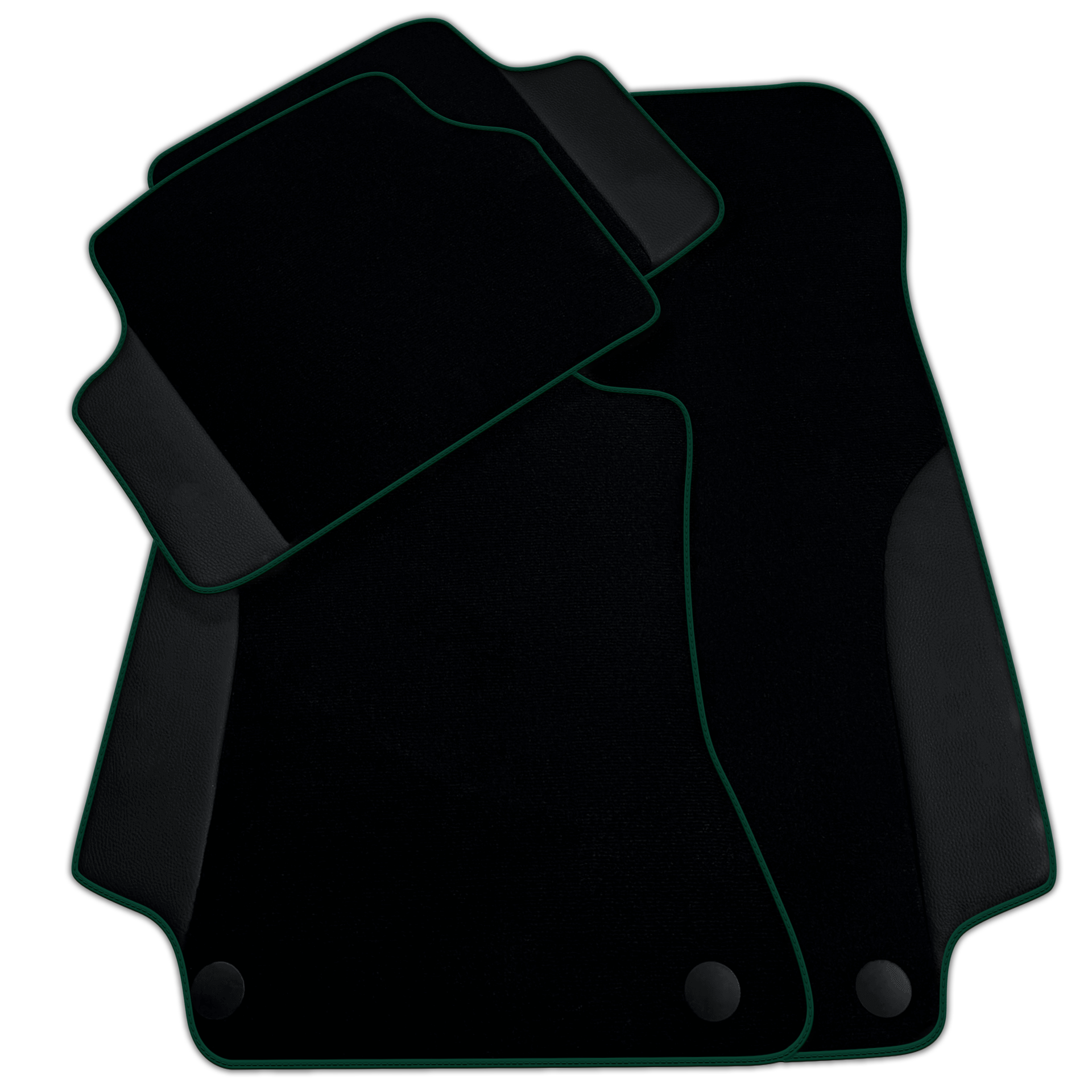 Customizable Black Floor Mats For Mercedes Benz C-Class S205 Wagon (2014-2018)