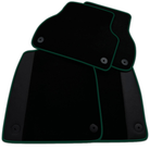 Customizable Black Floor Mats for Audi A6 - C6 Avant Facelift (2008-2011)