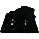 Black Floor Mats for Ford Mustang GT500 Shelby (2015-2021) with Pony | Various Trim Colors