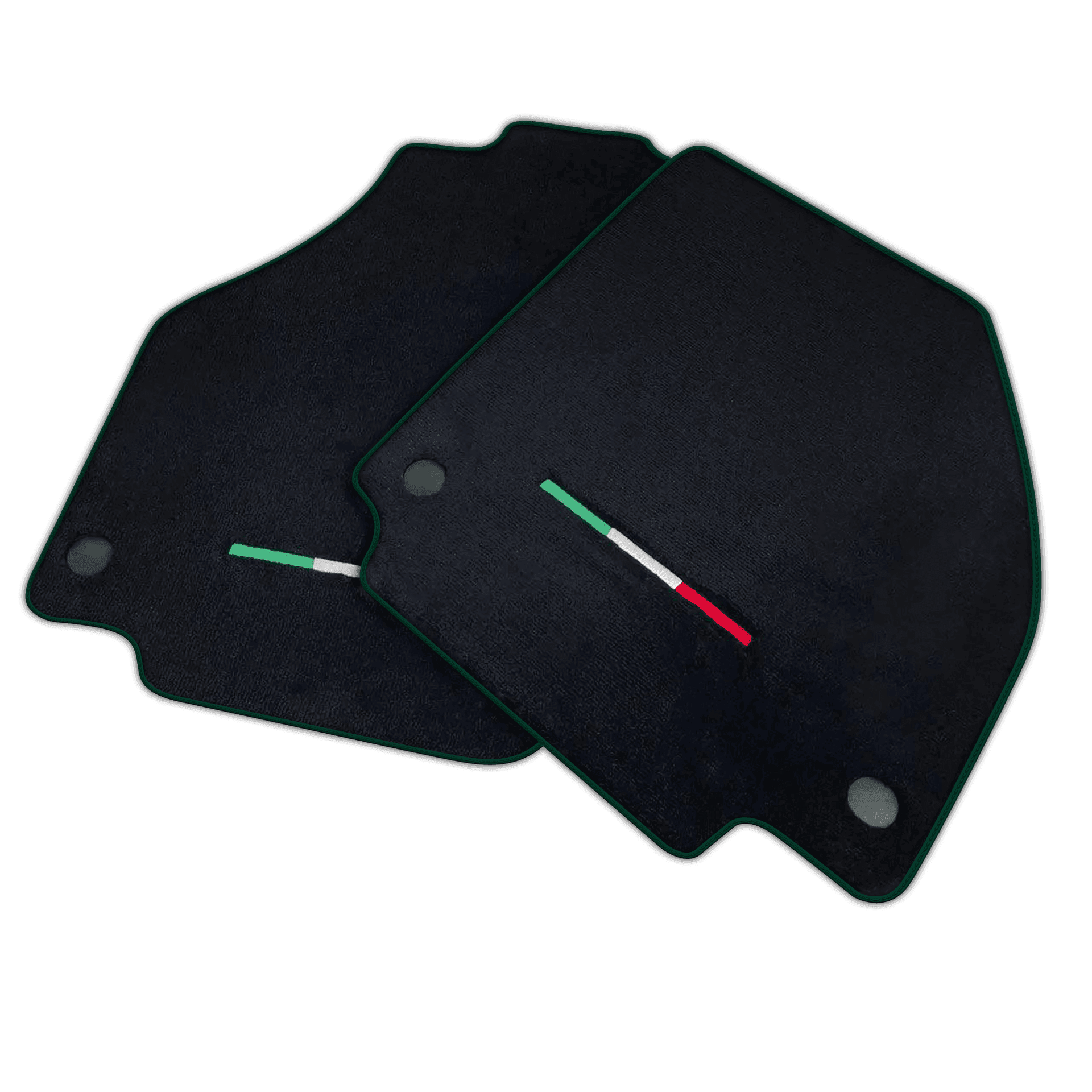 Black Floor Mats for Ferrari 488 Pista Spider (2019-2021) | Various Trim Colors