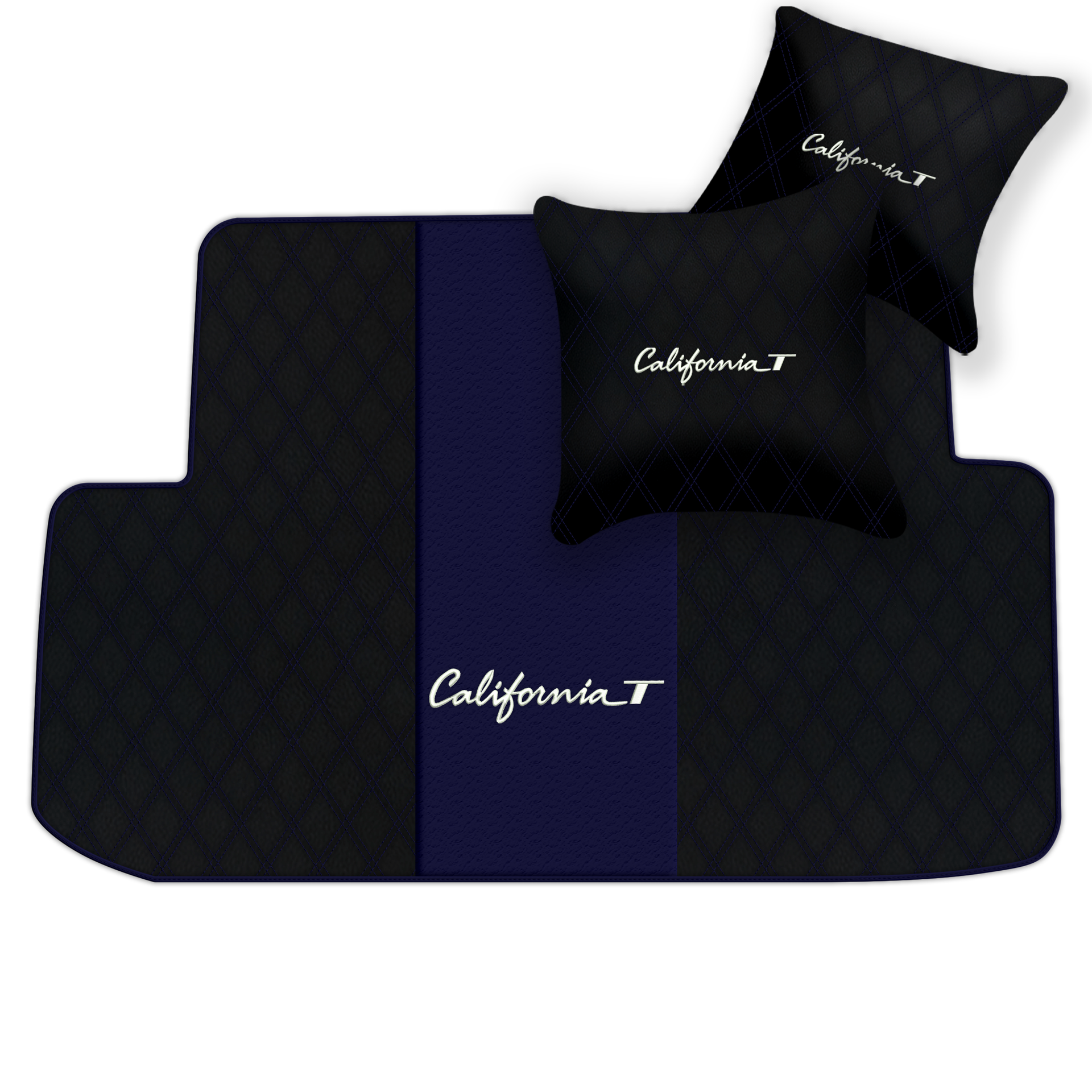 Schwarze Fußmatten für Ferrari California T 2015–2018 - AutoWin