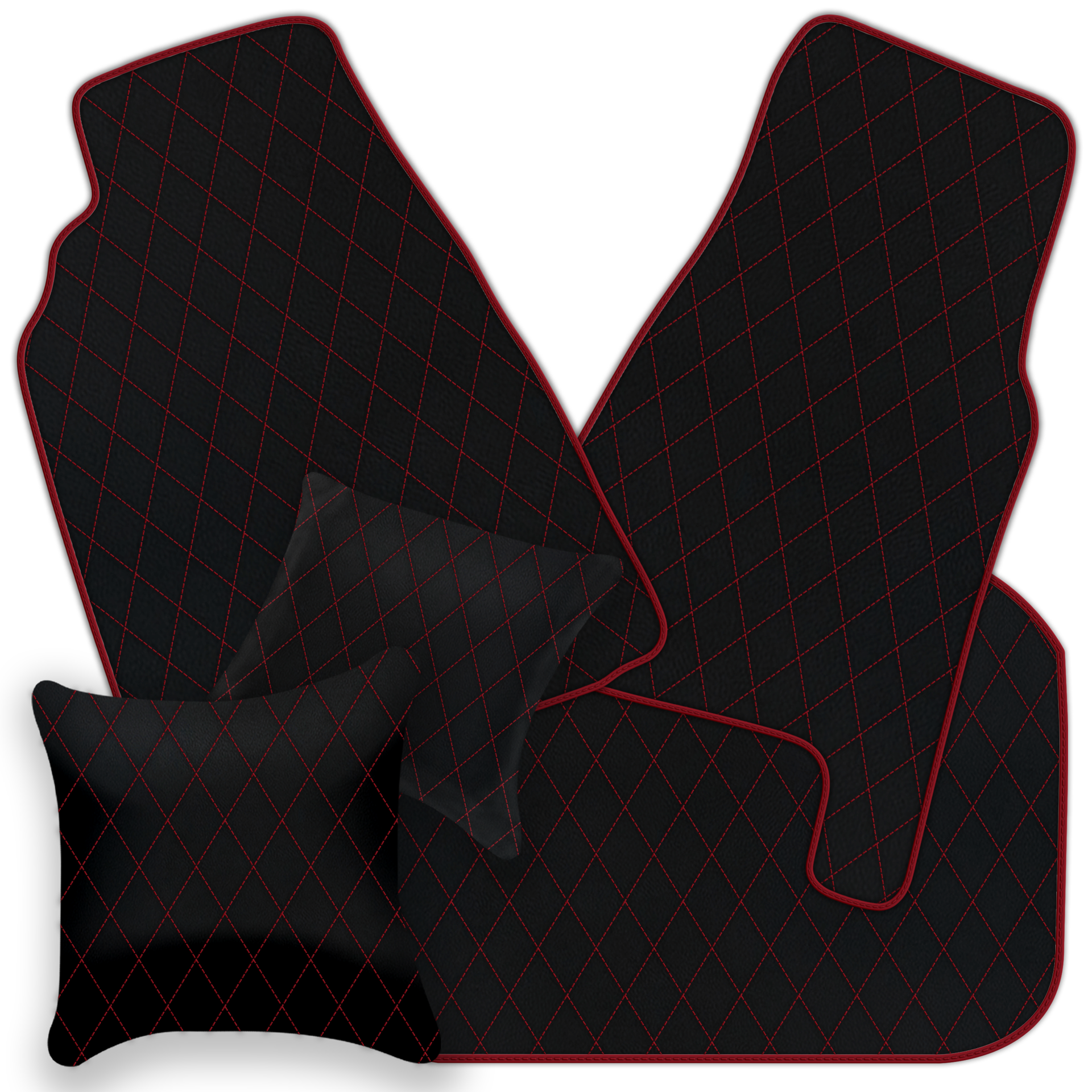 Premium Black Leather Floor Mats for Ferrari 458 Italia (2009-2015)