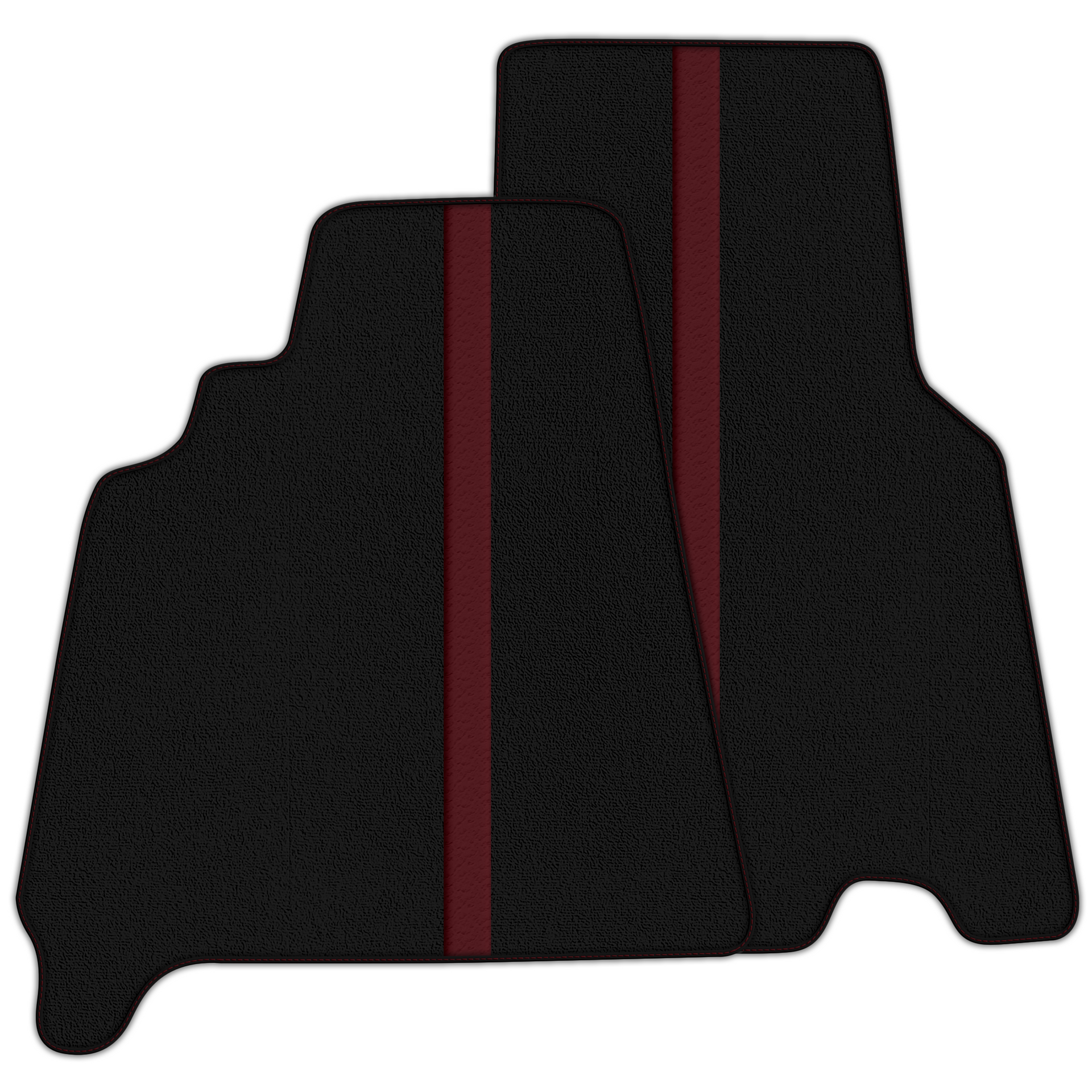 Luxury Black Leather Floor Mats for Ferrari California T 2015-2018