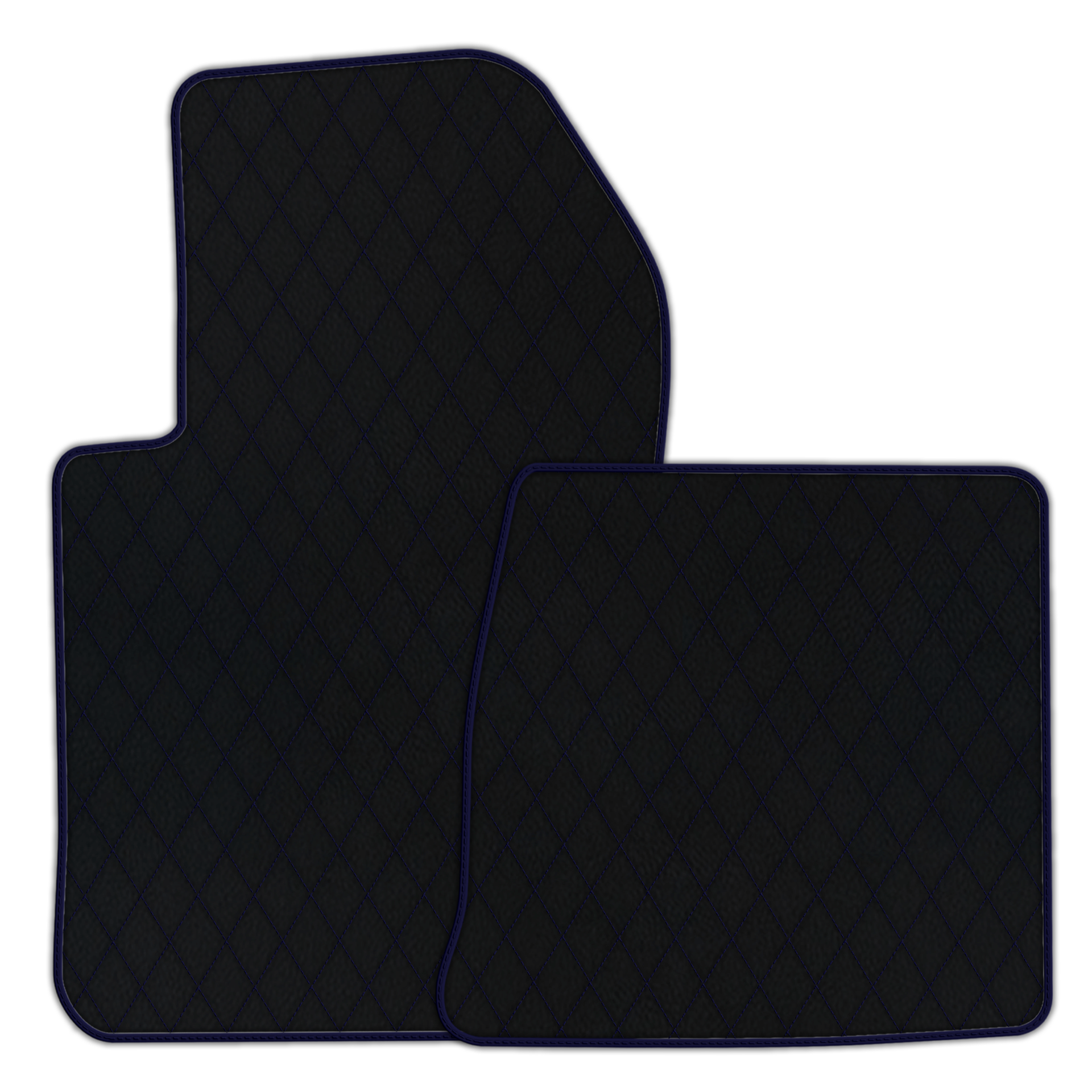 Bespoke Black Leather Floor Mats for Ferrari 599 Coupe (2006-2012)