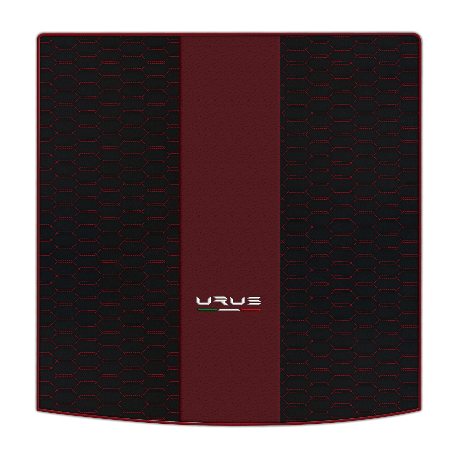 Tapis de voiture beige pour Lamborghini Urus Performante en cuir carboné - AutoWin.EU