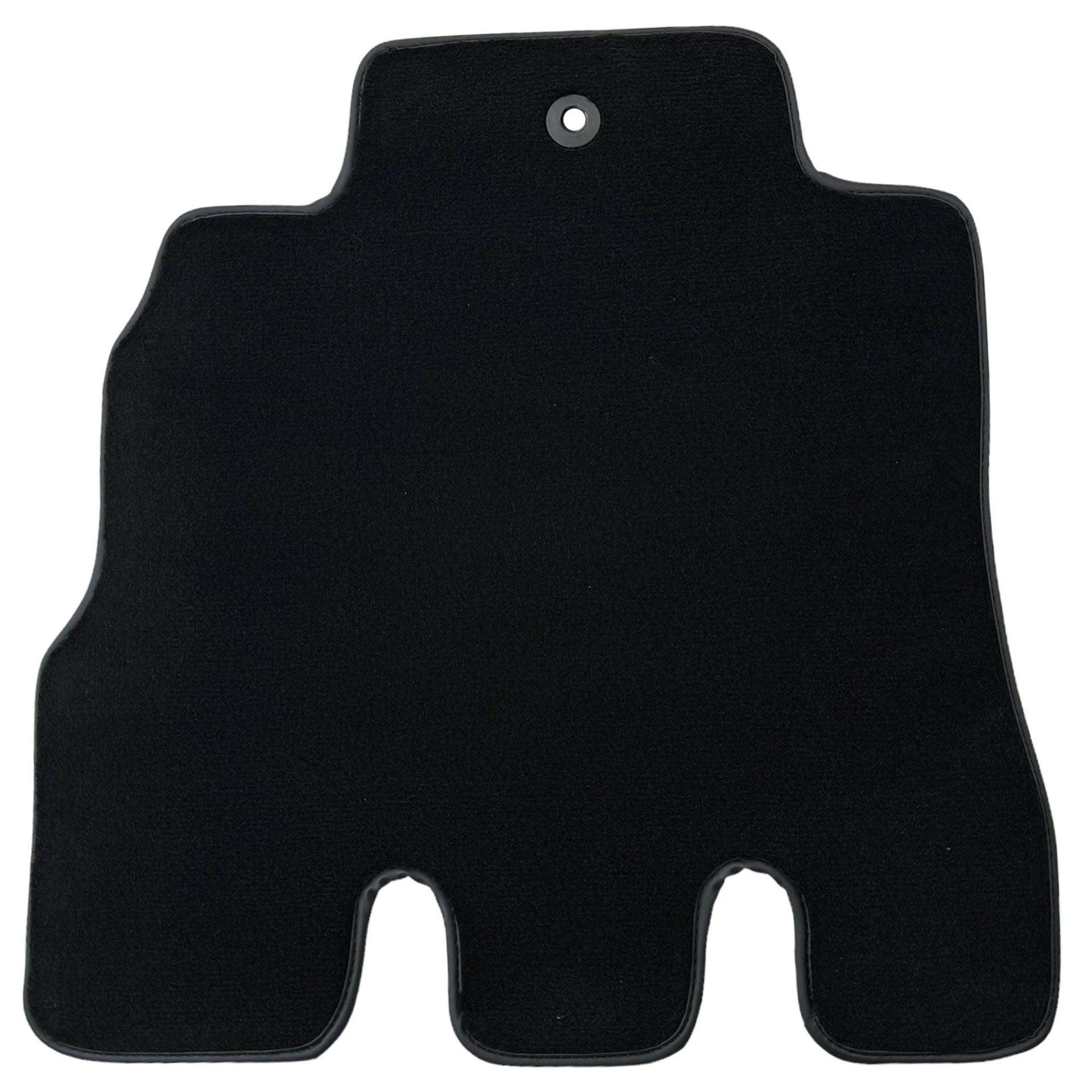 Black Floor Mats for Jeep Wrangler JK (2007-2018) 5 Doors - Double Fixation - AutoWin
