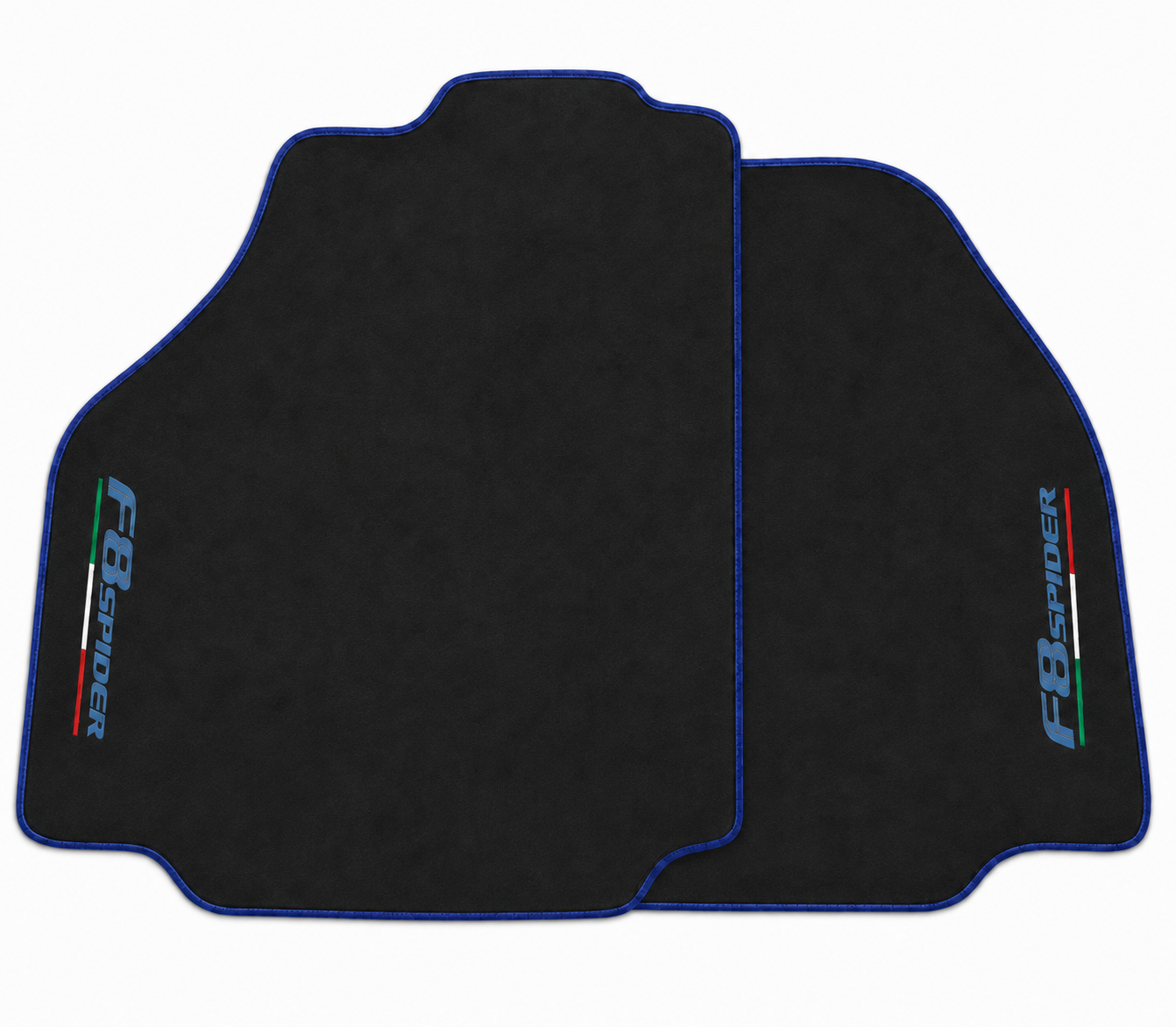 Black Alcantara Floor Mats For Ferrari F8 Spider 2019-2023