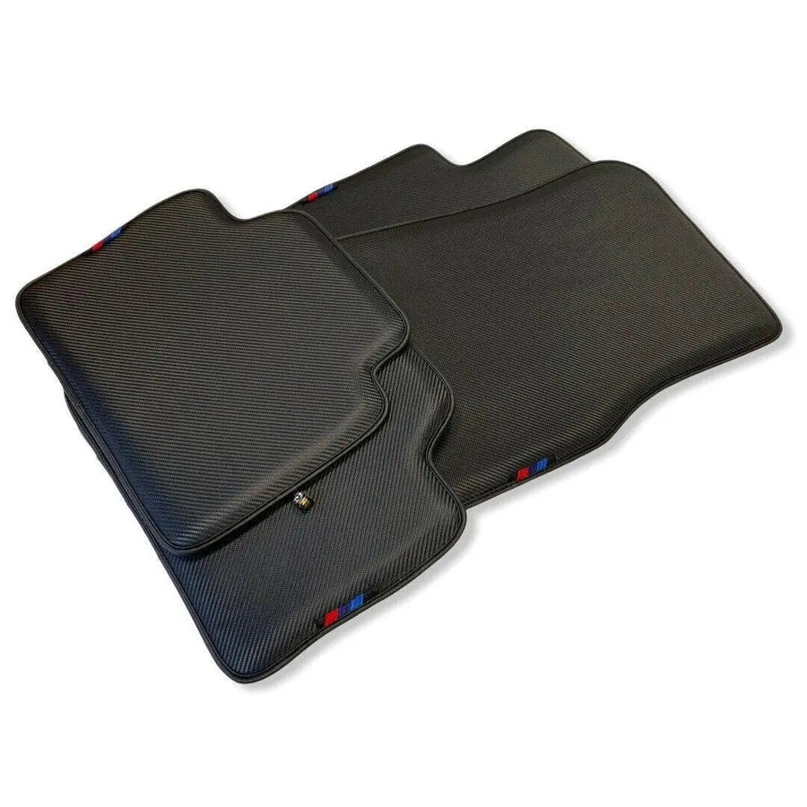 Floor Mats For BMW G61 (2023-2026) Touring Autowin Brand Carbon Fiber Leather - AutoWin