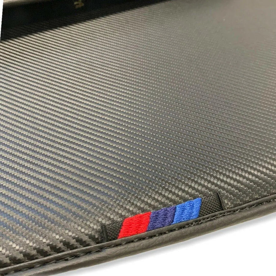 Floor Mats For BMW G61 (2023-2026) Touring Autowin Brand Carbon Fiber Leather - AutoWin