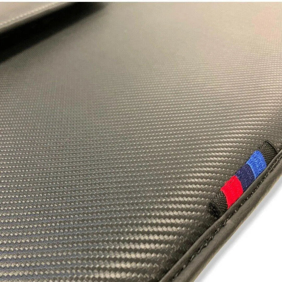 Floor Mats For BMW G61 (2023-2026) Touring Autowin Brand Carbon Fiber Leather - AutoWin