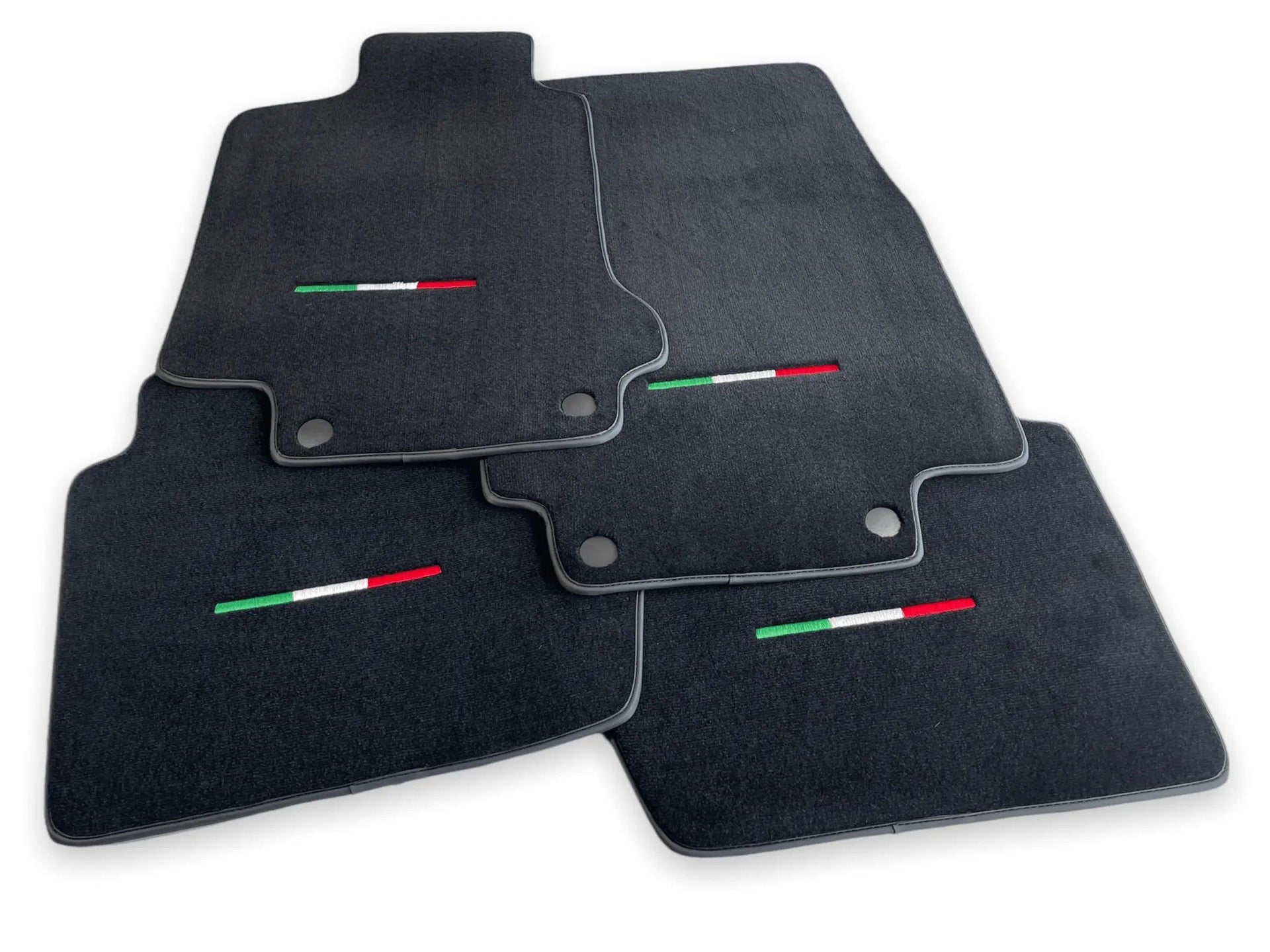 Floor Mats For Maserati GranTurismo MC Stradale (2011-2015) Black IT Edition - AutoWin