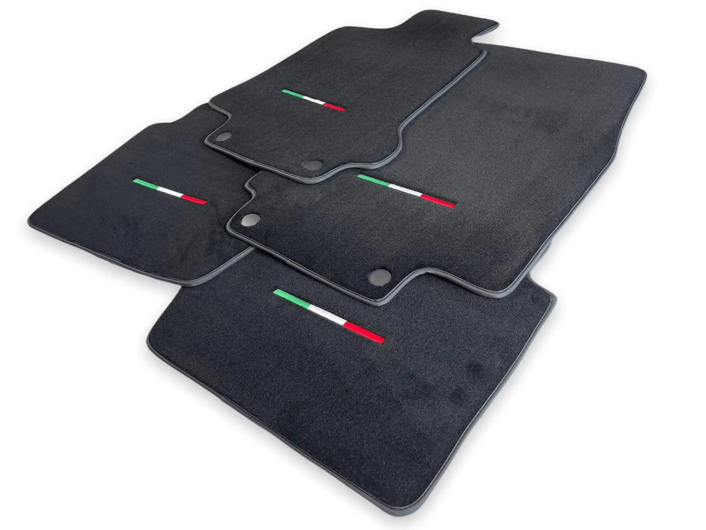 Floor Mats For Maserati GranTurismo MC Stradale (2011-2015) Black IT Edition - AutoWin
