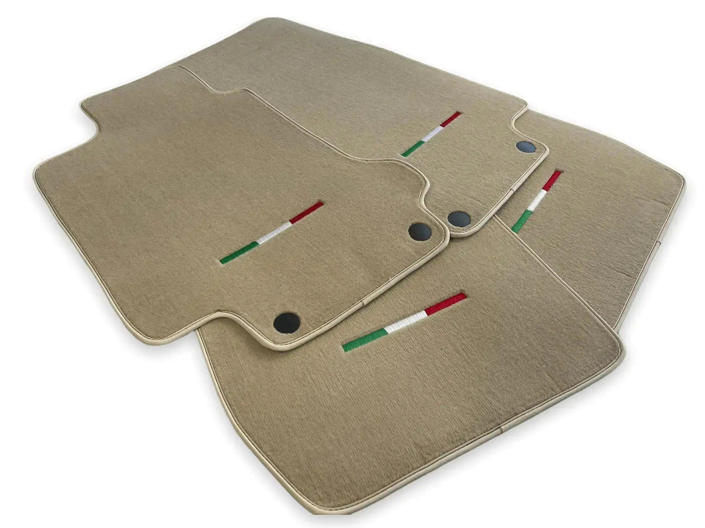 Floor Mats For Maserati GranTurismo Sport (2012-2019) Beige IT Edition - AutoWin