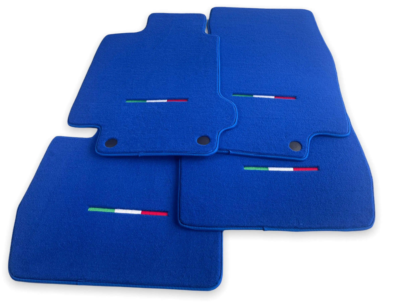 Floor Mats For Maserati GranTurismo Sportline (2009-2019) Blue IT Edition - AutoWin