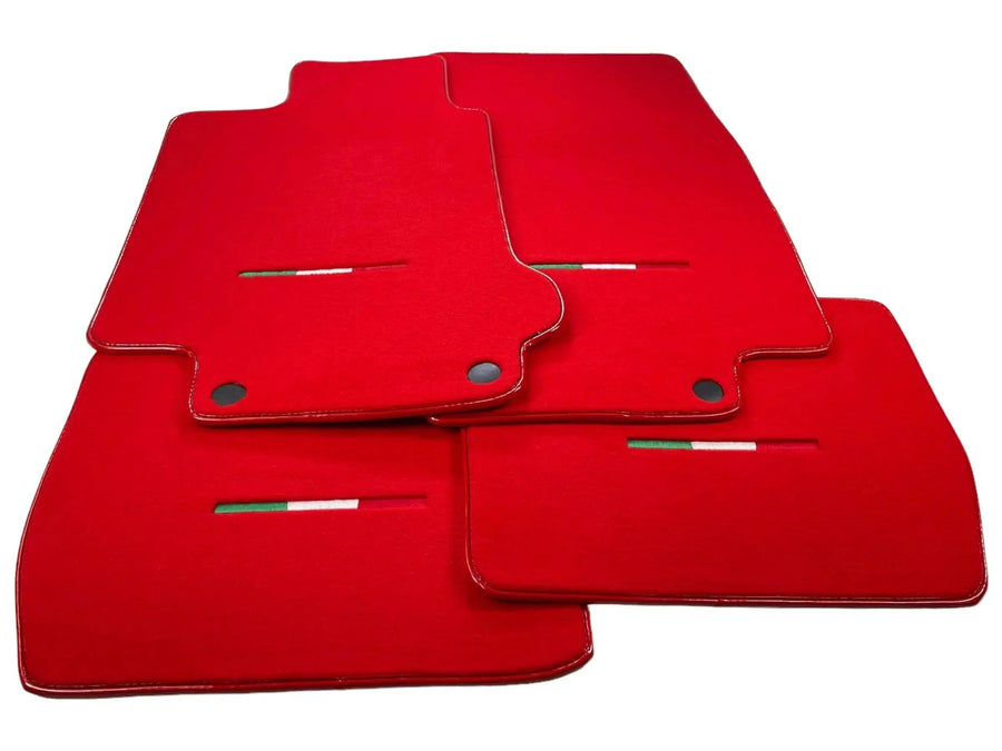 Floor Mats For Maserati GranTurismo Sportline (2009-2019) Red IT Edition - AutoWin