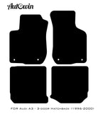 Floor Mats for Audi A3 - 3-door Hatchback (1996-2000) Carpet Germany Flag - AutoWin