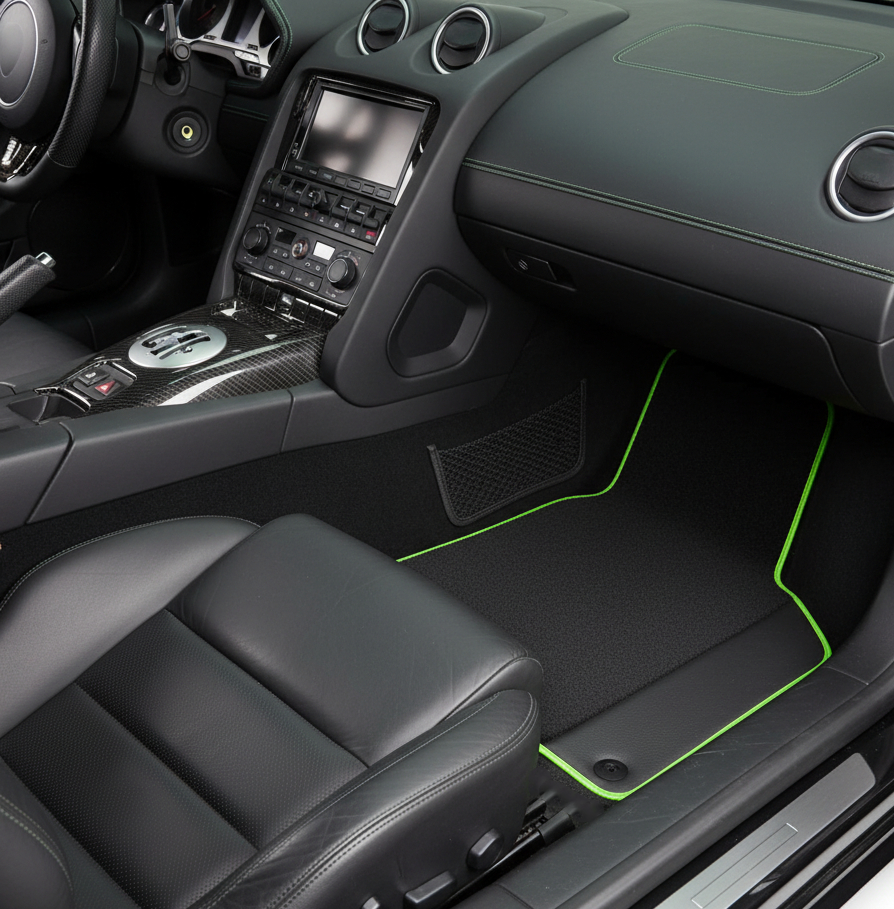 Tapis de voiture personnalisés pour Lamborghini Gallardo Superleggera - AutoWin.EU