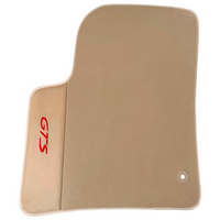 Beige Car Floor Mats for Porsche Cayenne GTS (2003-2010) with Alcantara Leather