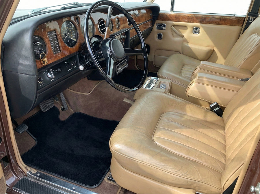 Fußmatten für Rolls Royce Shadow 1965-1977 Schwarz