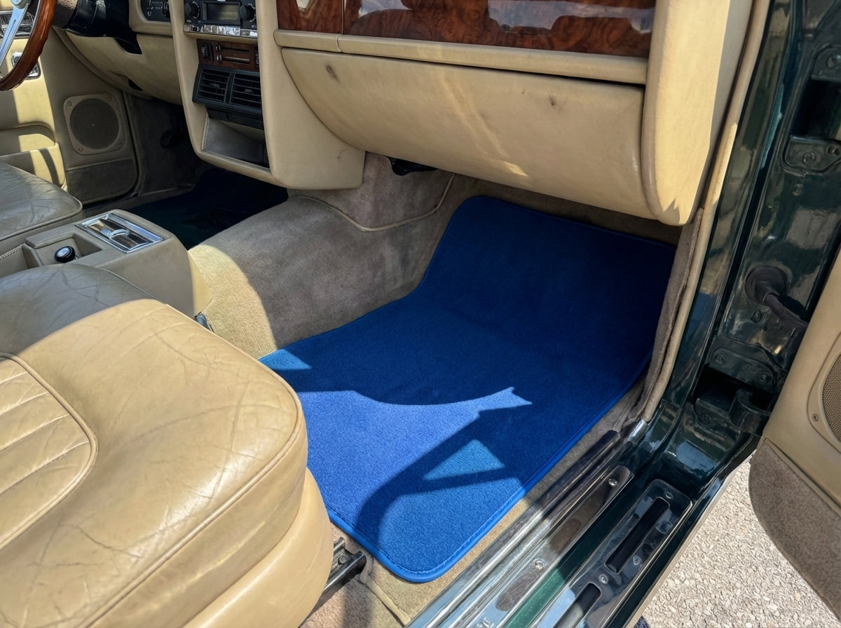 Tapis de voiture pour Rolls Royce Wraith 2013-2023 Bleu