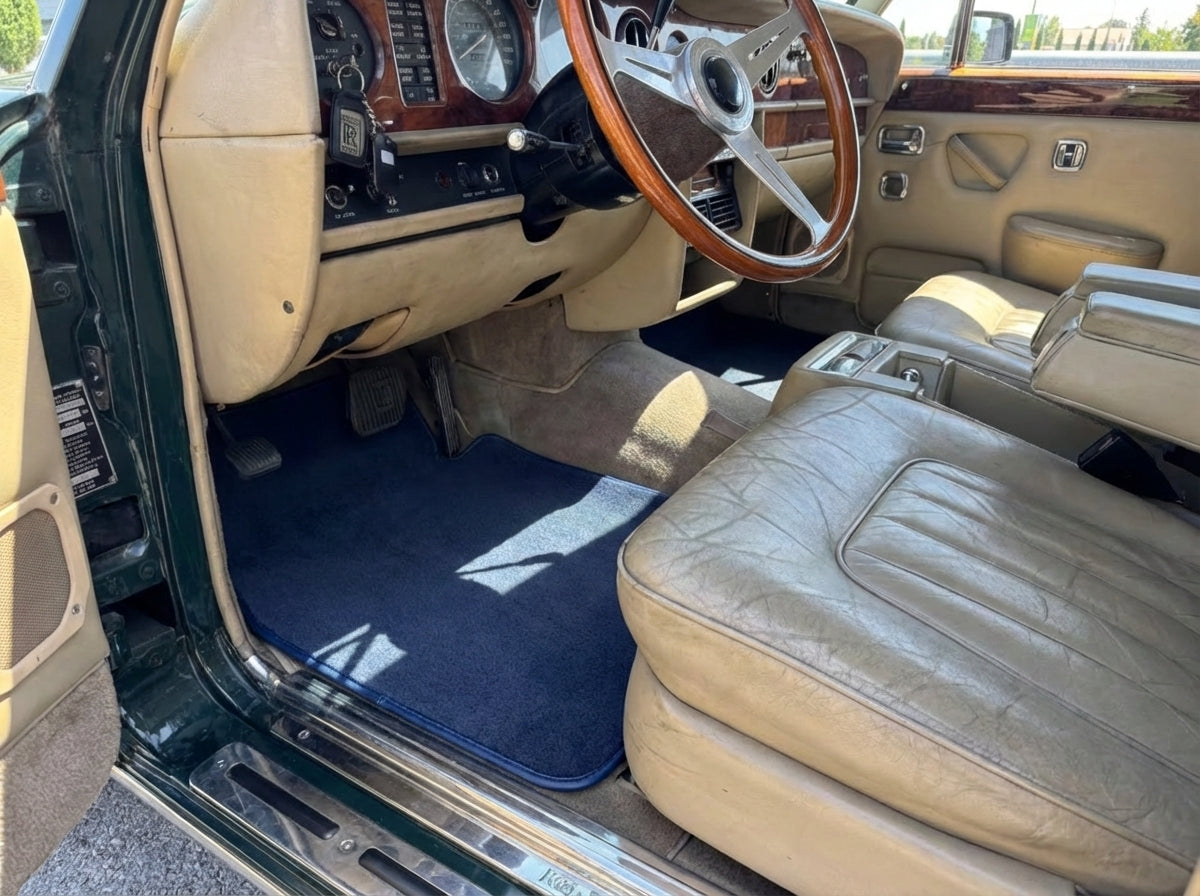 Fußmatten für Rolls Royce Wraith 2013–2023, dunkelblau