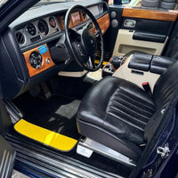 Tapis de voiture sur mesure pour Rolls Royce Phantom VIII (2017-2024) en cuir jaune