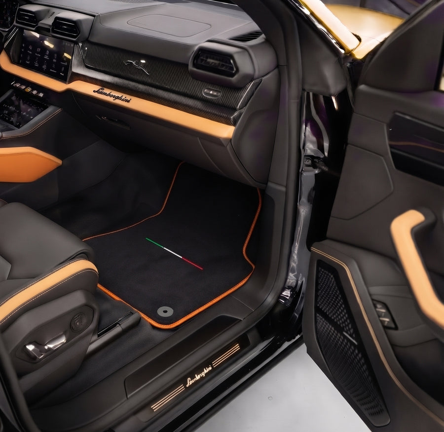 Alcantara Leather Floor Mats For Lamborghini Urus - Choose Your Trim Color