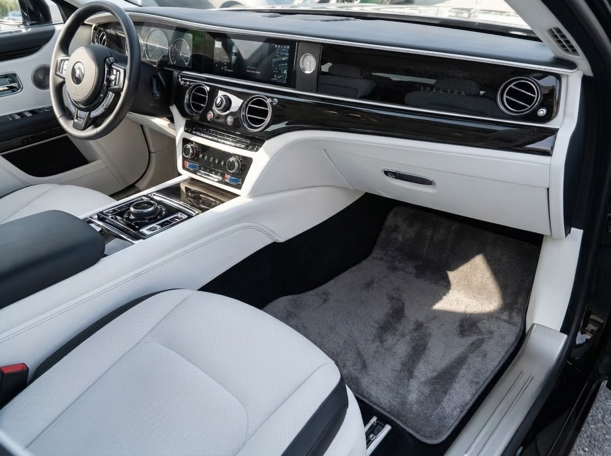 Tapis de voiture pour Rolls Royce Spectre (2023-2024) Gris