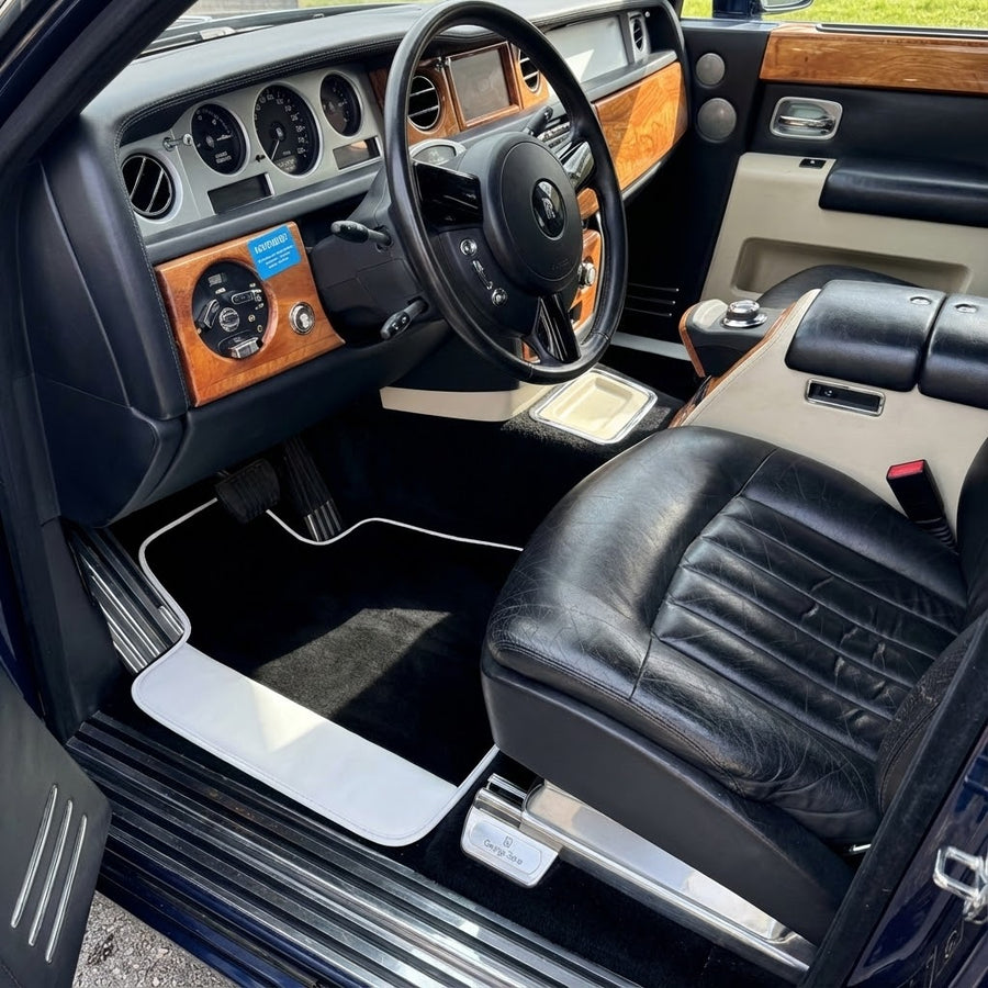 Tapis de voiture noirs pour Rolls Royce Phantom Sedan