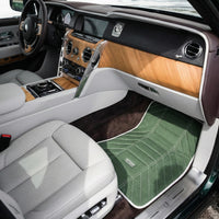 Green Leather Floor Mats For Rolls-Royce Cullinan Rr31 2018-2025 ER56 Design