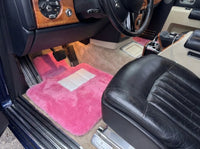 Tapis de voiture en peau de mouton rose pour Rolls Royce Phantom 2003–2016 de la marque Er56 Design