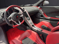 Fußmatten für McLaren 720S Red Tailored Carpets Set AutoWin