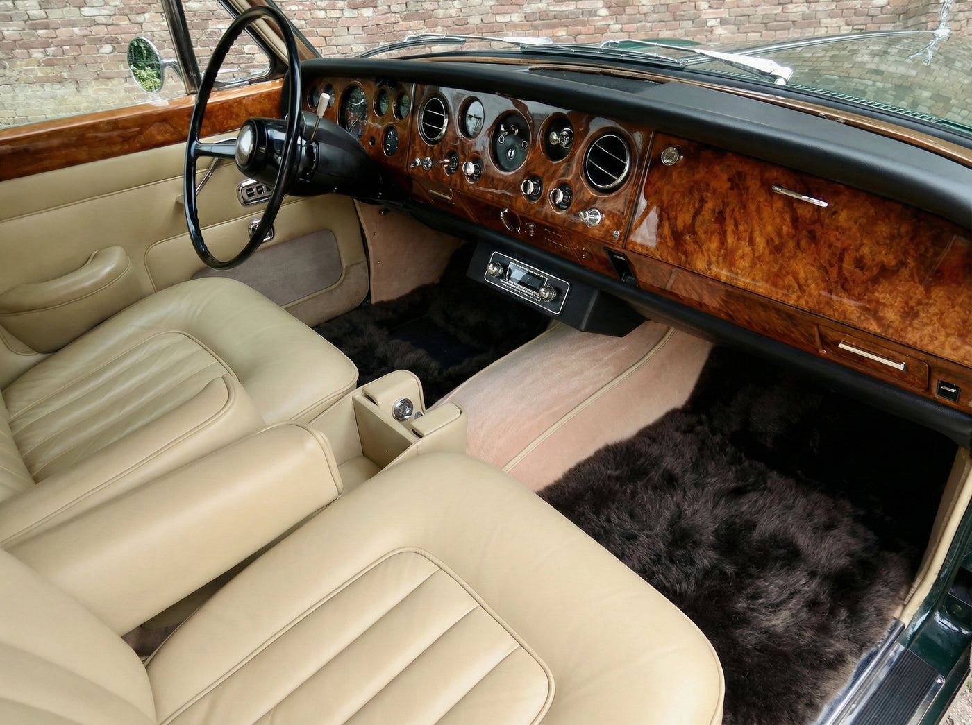 Echte Schaffell Fußmatten Rolls Royce Shadow 1965-1977 Er56 Design Brand