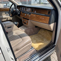 Tapis de voiture en peau de mouton médicale couleur naturelle pour Rolls Royce Phantom Drophead Coupe | Relugan