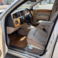 Auto-Fußmatten aus Leder mit Krokodilprägung für Rolls-Royce Phantom VIII (2017–2024)