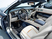 Tapis de voiture noirs pour Rolls Royce Black Badge Dawn