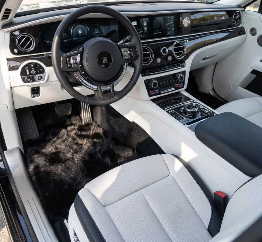 Tapis de voiture en peau de mouton pour Rolls Royce Spectre