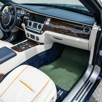 Tapis de voiture en cuir vert pour Rolls Royce Black Badge Dawn Rr6 2016-2023