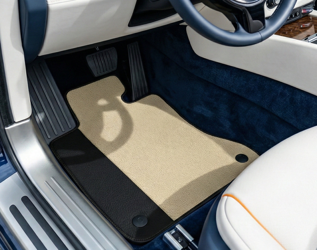 Tapis de voiture pour Rolls Royce Dawn Rr6 2016-2023 Édition Limitée Rovbut - AutoWin.EU