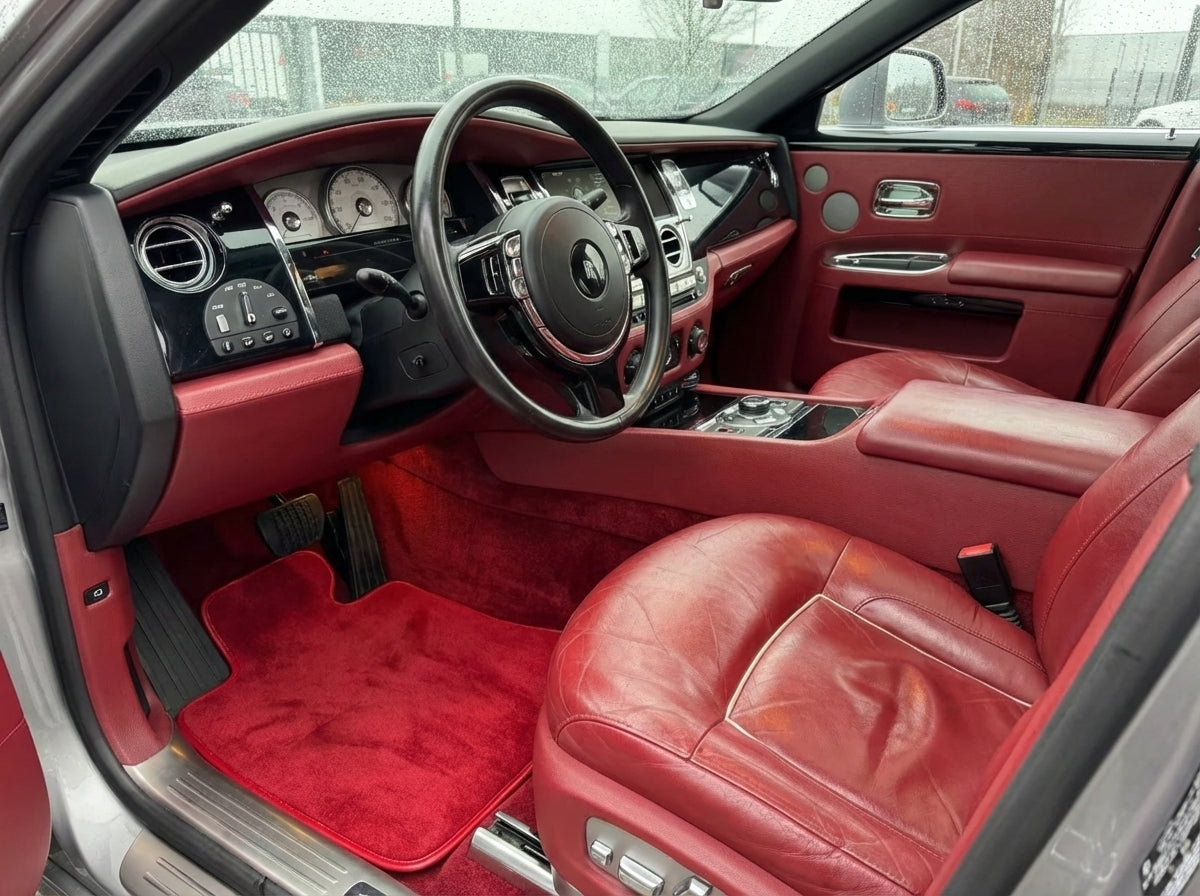 Tapis de voiture pour Rolls Royce Ghost Série I (2010–2020) Rouge