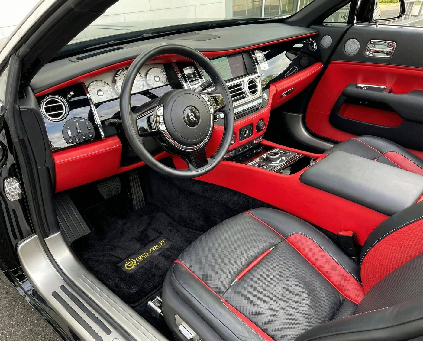 Fußmatten für Rolls Royce Dawn Rr6 2016–2023 Rovbut Limited Edition