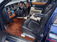 Tapis de voiture en peau de mouton brune pour Rolls Royce Phantom 2003–2016 Design Er56