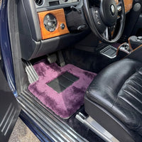 Purple Sheepskin Floor Mats for Rolls-Royce Phantom Drophead Coupe (2007-2016)