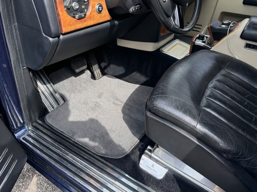 Fußmatten für Rolls Royce Phantom 2003–2016 Grau