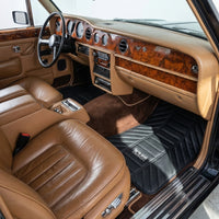 Grüne Leder-Fußmatten für Rolls Royce Black Badge Wraith (2013–2023)